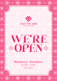 Modern Oriental Restaurant Poster