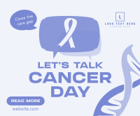 Cancer Awareness Discussion Facebook Post