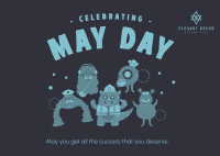 Celebrate May Day Postcard