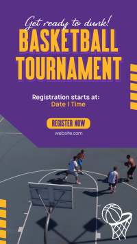 Basketball Mini Tournament Facebook Story