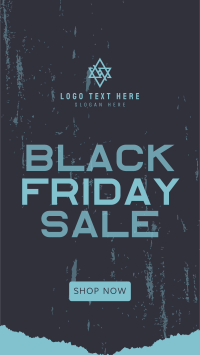 Black Friday Paper Cut Instagram Reel Image Preview