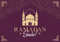 Blessed Ramadan Sale Postcard