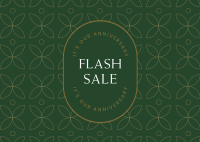 Anniversary Flash Sale Postcard