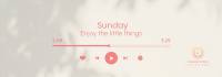 Sunday Music Quote Tumblr Banner Image Preview