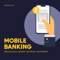 Mobile Banking Instagram Post