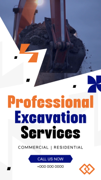 Professional Excavation Services Instagram Reel