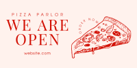 Pizza Parlor Open Twitter Post