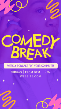 Comedy Break Podcast TikTok Video