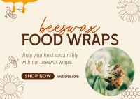 Beeswax Food Wraps Postcard