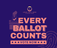 Every Ballot Counts Facebook Post