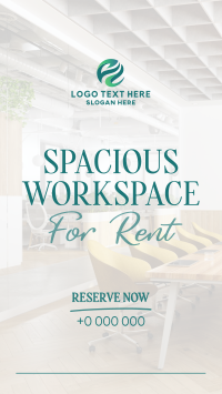 Spacious Space Rental Facebook Story