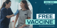 Free Vaccine Week Twitter Post