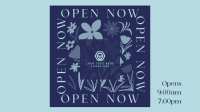 Open Flower Shop Video