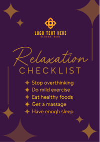 Healthy Checklist Flyer