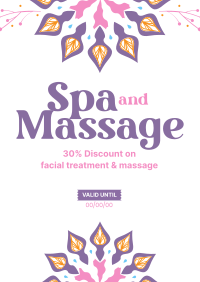 Spa Mandala Flyer