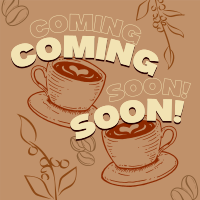 Cafe Coming Soon Instagram Post