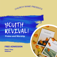 Church Youth Revival Instagram Post Design