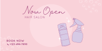 Hair Salon Opening Twitter Post