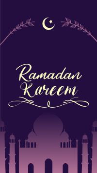 Ramadan Mosque Greeting Facebook Story