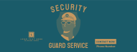Security Guard Booking Facebook Cover Design