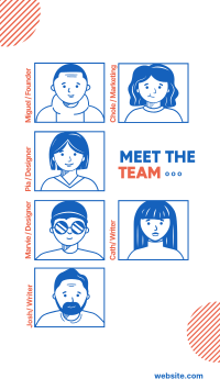 The Team Facebook Story Design