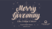 Merry Giveaway Announcement Animation