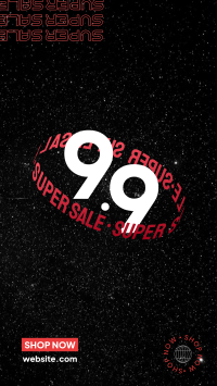 9.9 Super Sale Instagram Story