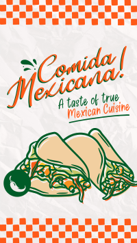 Comida Mexicana Facebook Story