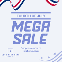 4th of July Sale Instagram Post