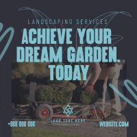 Dream Garden Instagram Post Design