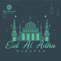 Eid Mubarak Festival Instagram Post Design