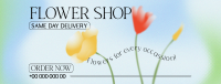 Flower Shop Delivery Facebook Cover
