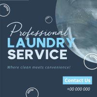 Professional Laundry Service Linkedin Post