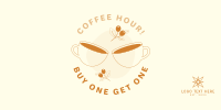 Buy 1 Get 1 Coffee Twitter Post