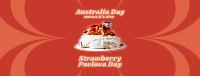 Australian Strawberry Pavlova Facebook Cover Image Preview