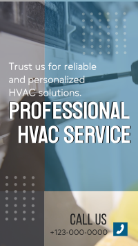 Professional HVAC Services Instagram Reel Image Preview