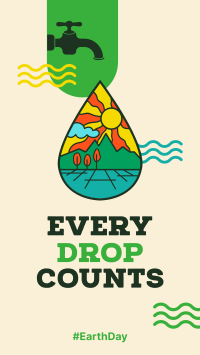 Every Drop Counts Instagram Story