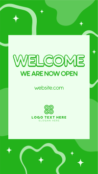 Welcome Now Open Facebook Story