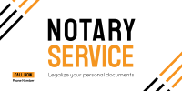 Online Notary Service Twitter Post