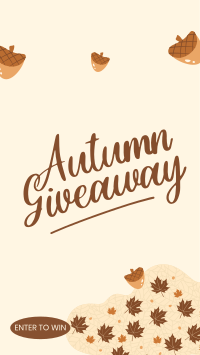 Autumn Season Giveaway YouTube Short