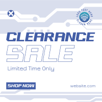 Techno Clearance Sale Instagram Post