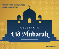 Celebrate Eid Mubarak Facebook Post