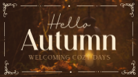 Hello Autumn Greeting Animation