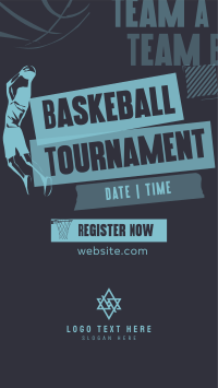 Sports Basketball Tournament Facebook Story