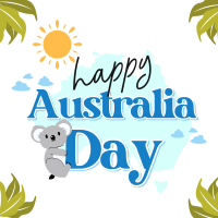 Koala Astralia Celebration Linkedin Post Design