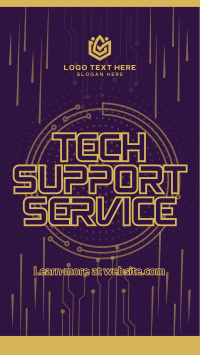 Tech Support Service Instagram Reel Image Preview