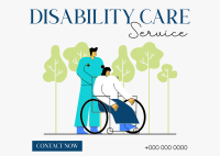 Support the Disabled Postcard