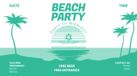 Beach Party Facebook Event Cover