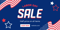 Labor Day Sale Twitter Post