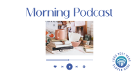 Morning Podcast Zoom Background Image Preview